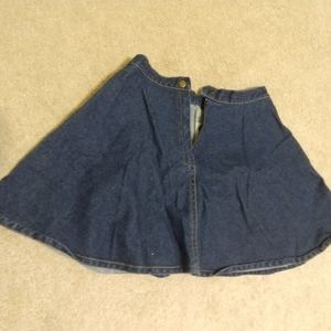 Jean skirt